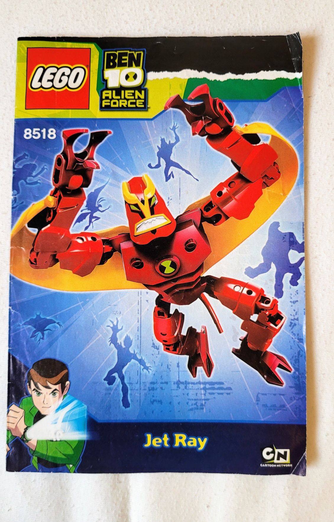 Lego 8518 Jet Ray roboty Ben 10