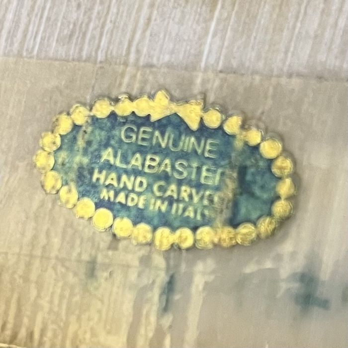 Mocho em alabastro - Feito ã mão