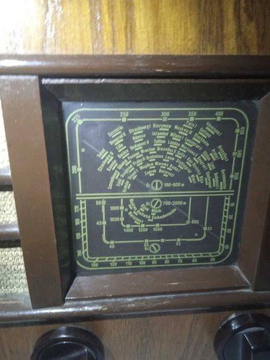 unikat stare radio 1954 Pionier U3 lampy stacja Stalinogród