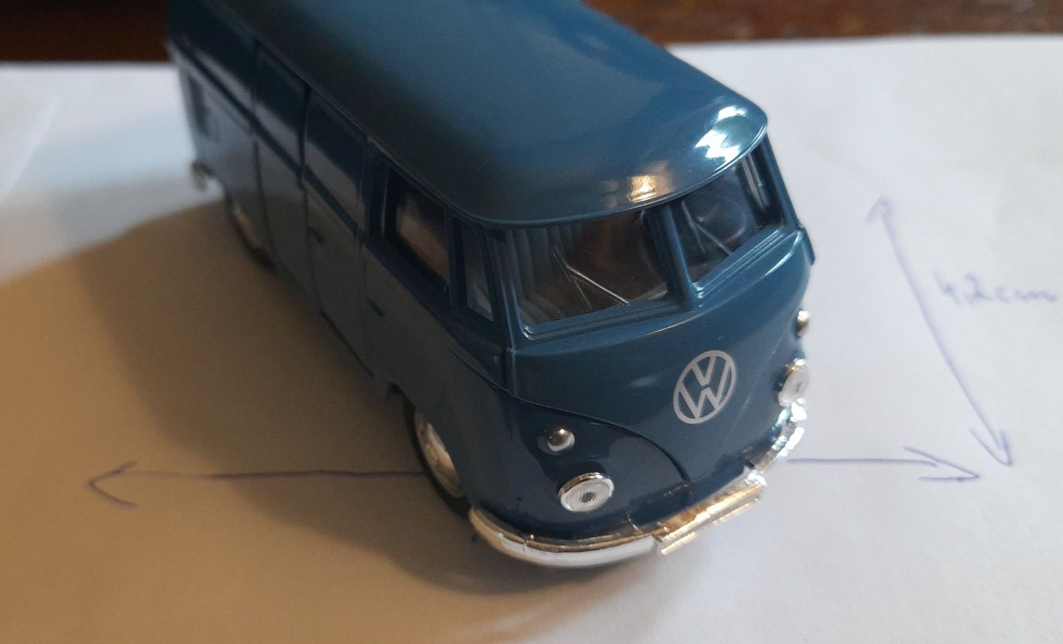 Vw volskwagen T1 bus ogórek resorak replika model welly