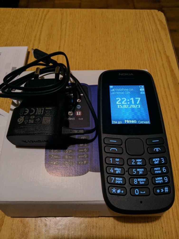 Nokia 105 Dual Sim New Black