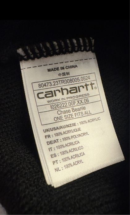 Carhartt gorro chase beanie