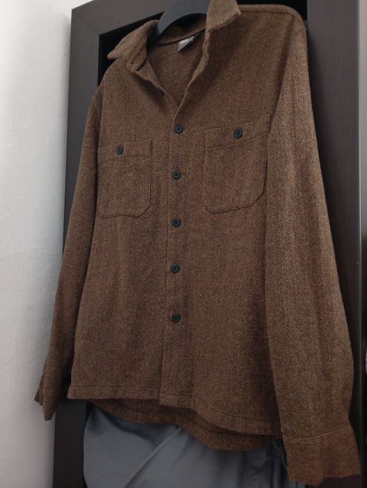 ASOS M wygodna miękka kurtka koszulowa ciepła koszula na wiosnę