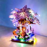 Конструктор дерево сакура с подсветкой 2200 дет. Лего Lego