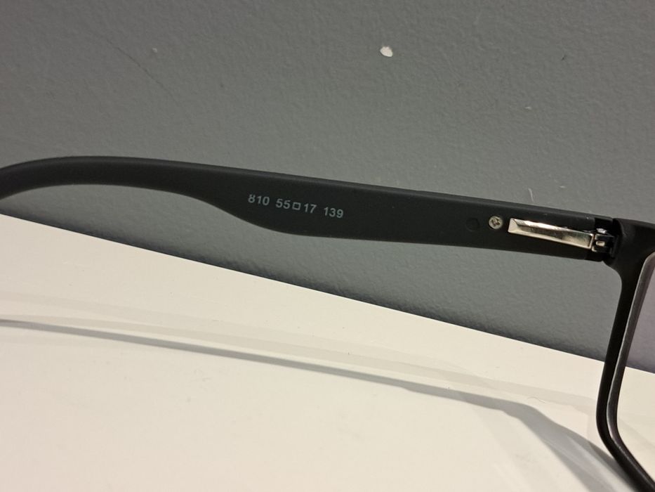 GUCCI męskie nowe okulary zerówki oprawki czarne logo