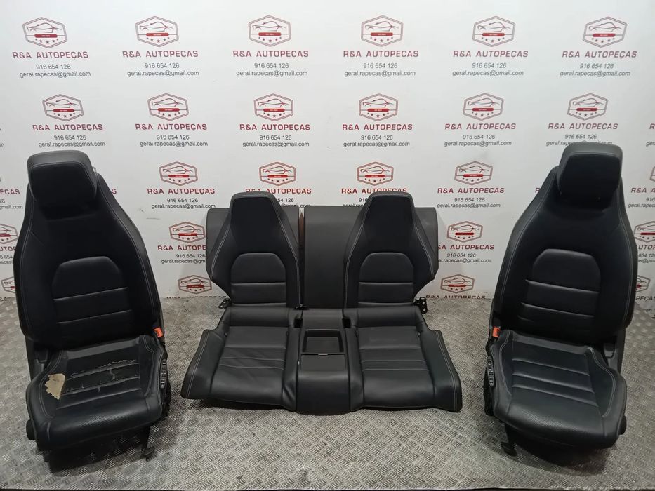 Conjunto de Bancos Mercedes Class E Coupé W207 Elétricos em Pele Original