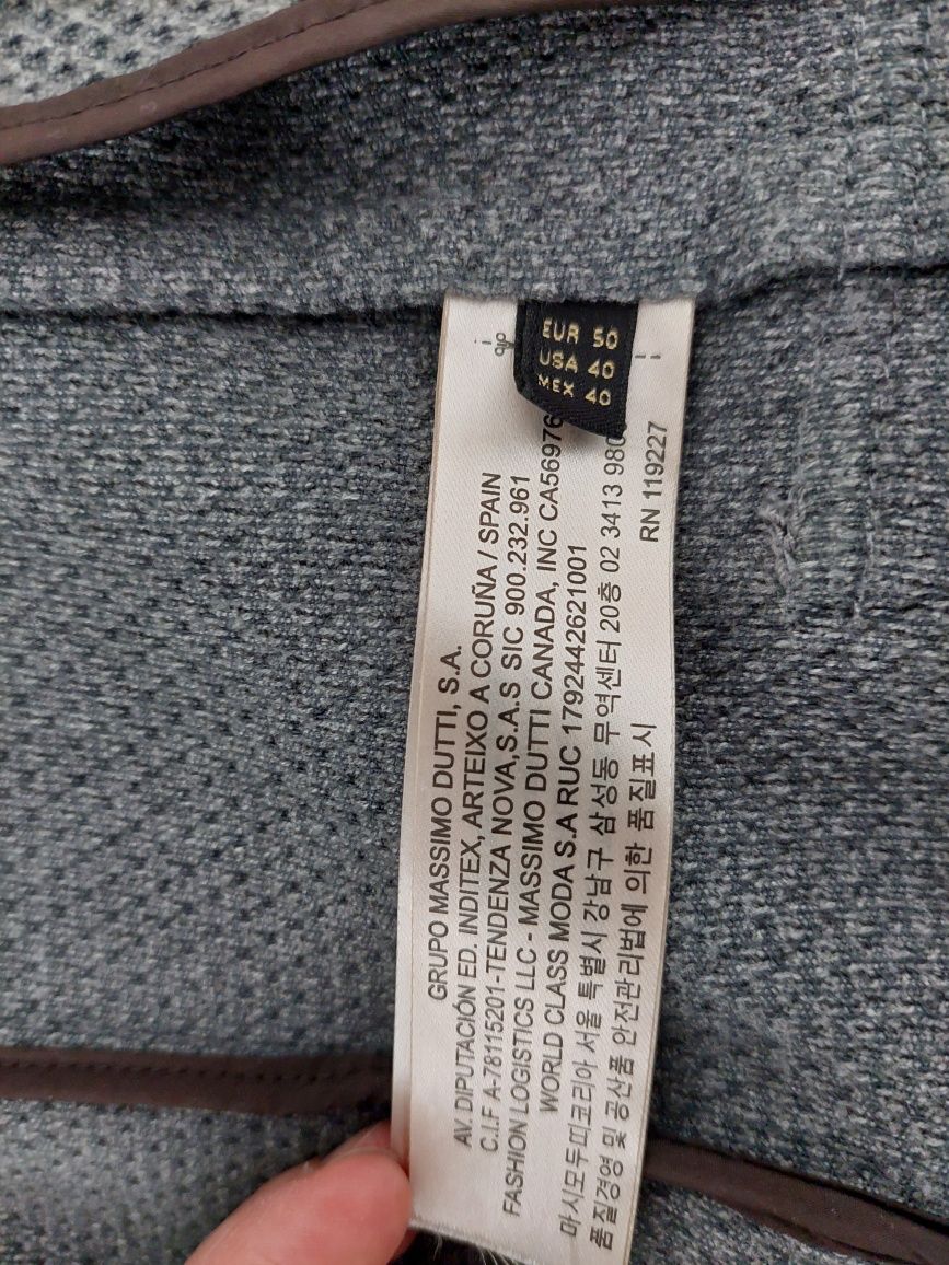 Bawełniana marynarka Massimo Dutti rozmiar 50