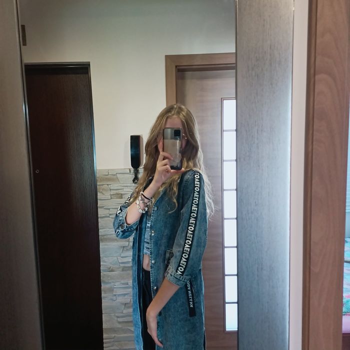 Kurtka, katana jeans