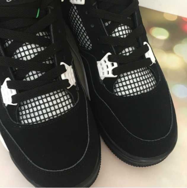 Buty Trampk Jordan 4 Retro White Thunder R.44
