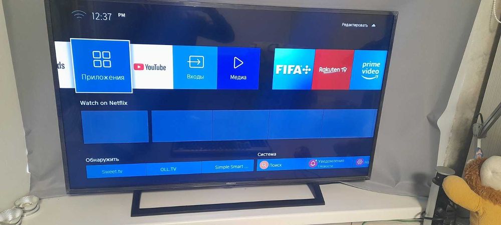 Телевизор Hisense H43B7300 4к разрешение 43 дюйма