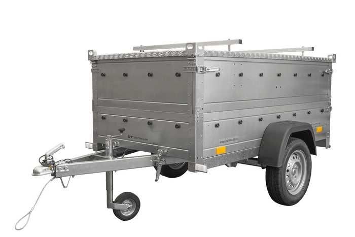 Przyczepka 200x106 UNITRAILER GARDEN 200 KIPP z burtami BIS i pokrywą