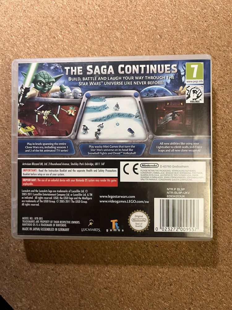 Gra Lego Star Wars 3 Nintendo DS