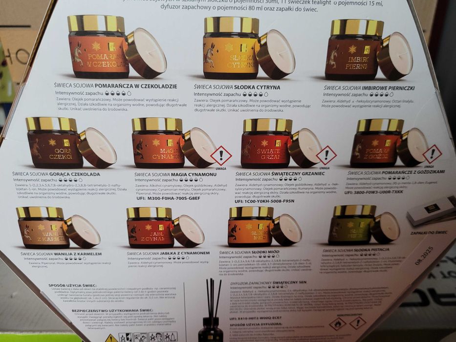 Kalendarz adwentowy Hiskin sojowy