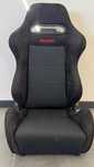 Baquets Alcantara Vermelhas e Pretas tipo Recaro