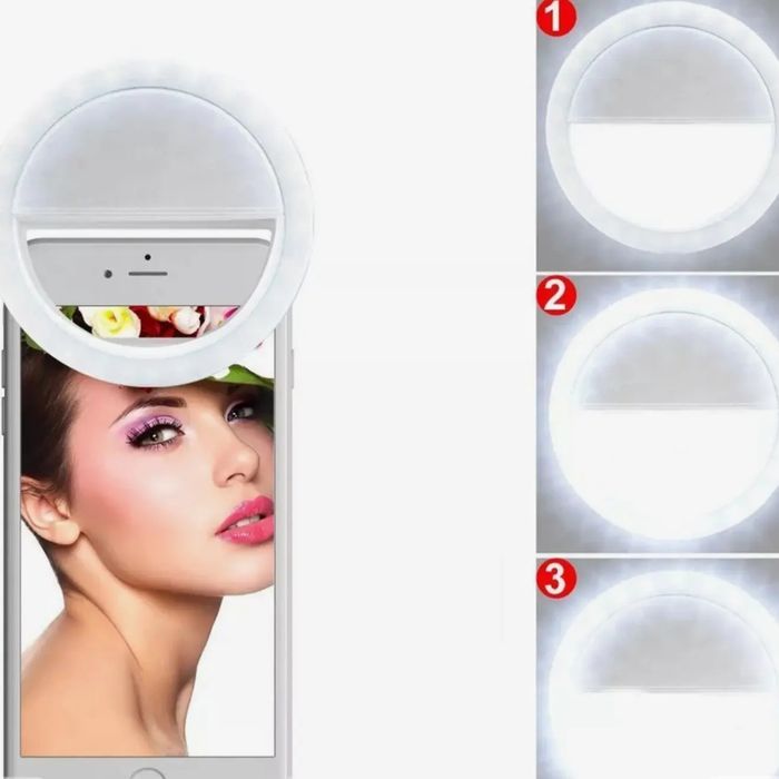 Anel luminoso de selfie