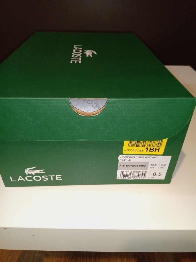 Buty LACOSTE r 43 NOWE 100% oryginał + pudełko