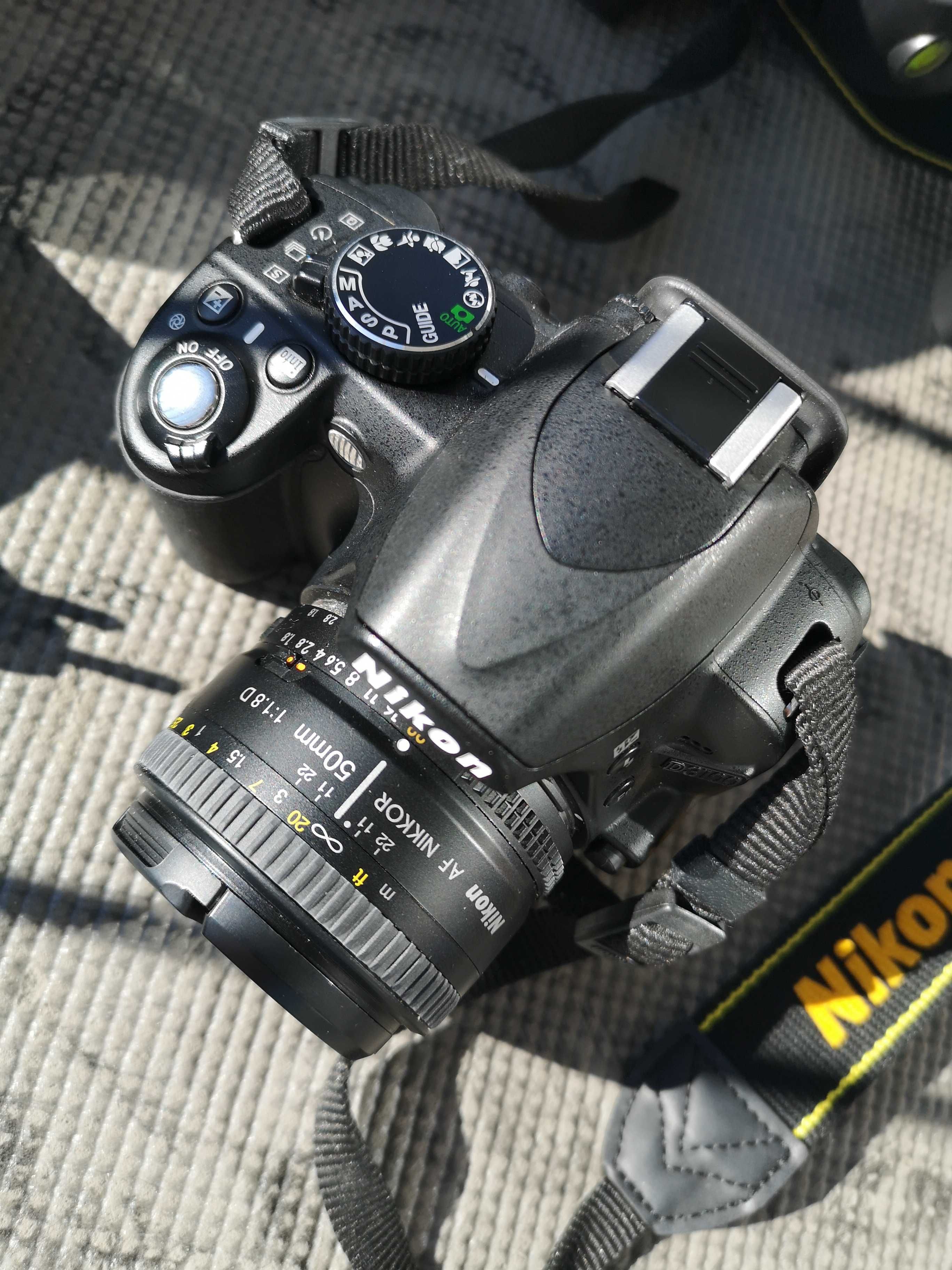 Aparat Nikon d3100, 2 obiektywy, torba, statyw