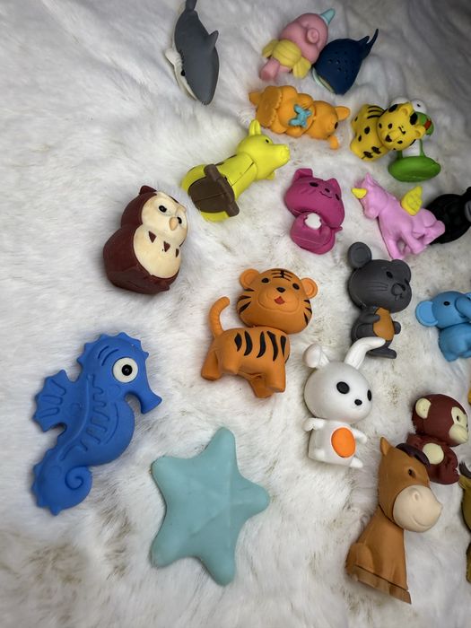 Zestaw gumek do ścierania zwierzęta gumka do ścierania