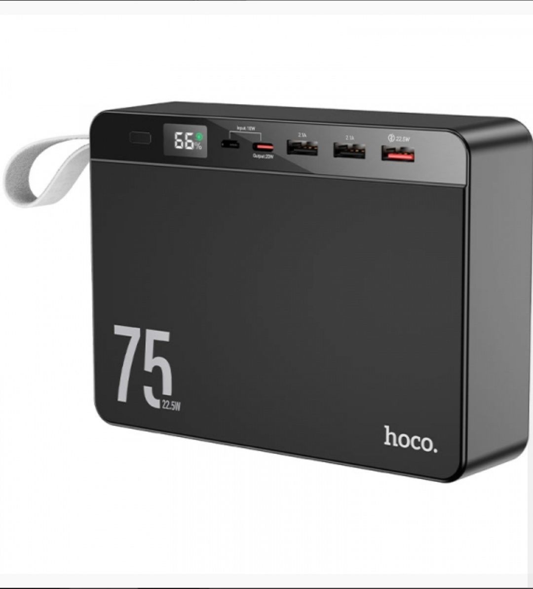 Мощный 75000mAh POWER BANK HOCO J94, 22.5W быстрая зарядка