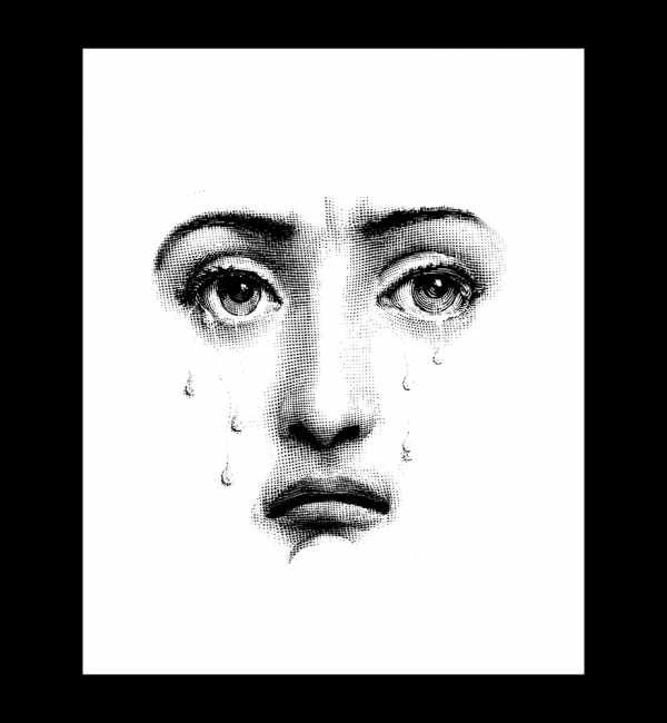 Plakat, Fornasetti - Płacz