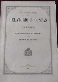 Junta do Credito Publico Relatório e Contas 1882-83