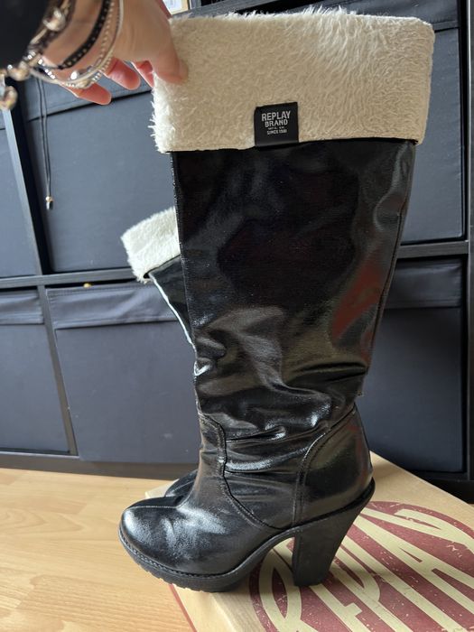 Botas pretas replay 39