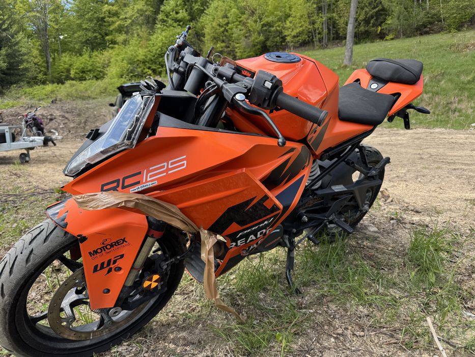 Ktm RC125 uszkdzony! 2023r