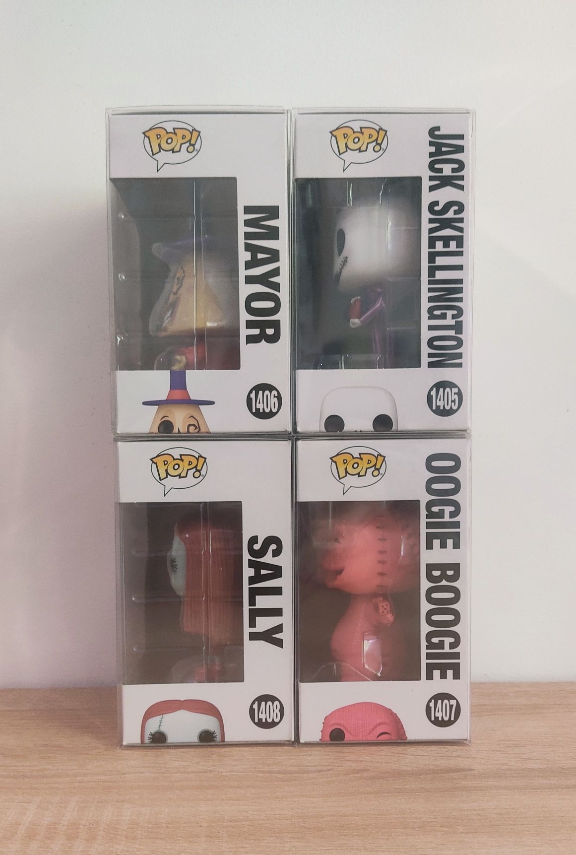 Funko Pop * SET Jack #1405 Mayor #1406 Oogie Boogie #1407 Sally #1408