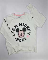 Biała bluza Mickey dla dziewczynki rozmiar 146/152