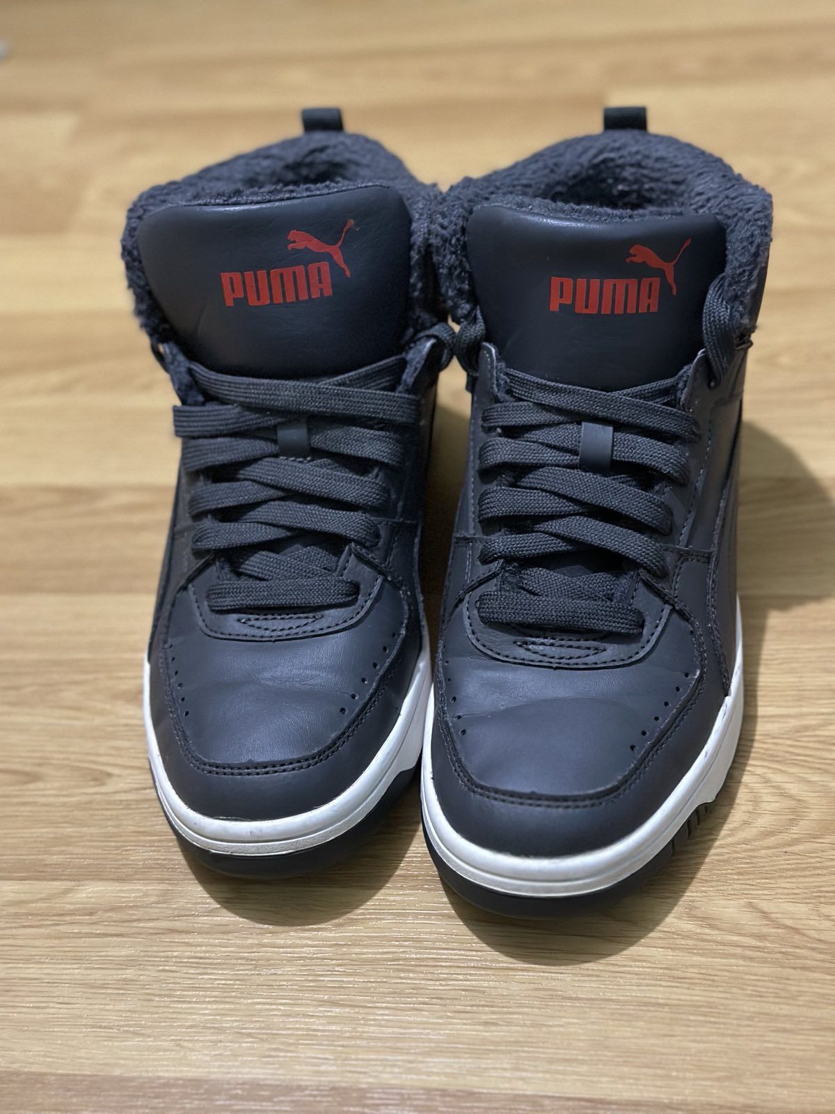 PUMA Снікерси Rebound Jor Fur Jr Сірий