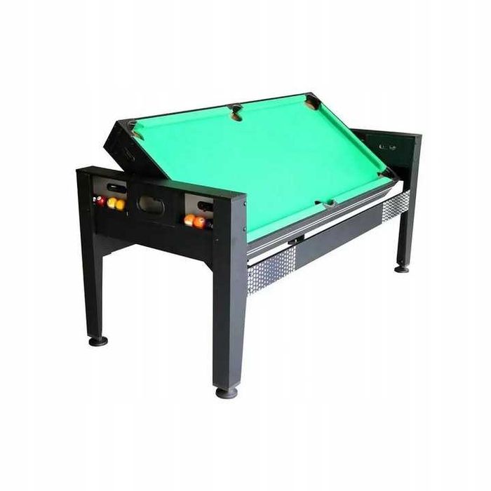 Stół do gry 2w1: bilard + air hockey 184×81×81 cm, akcesoria, solidny