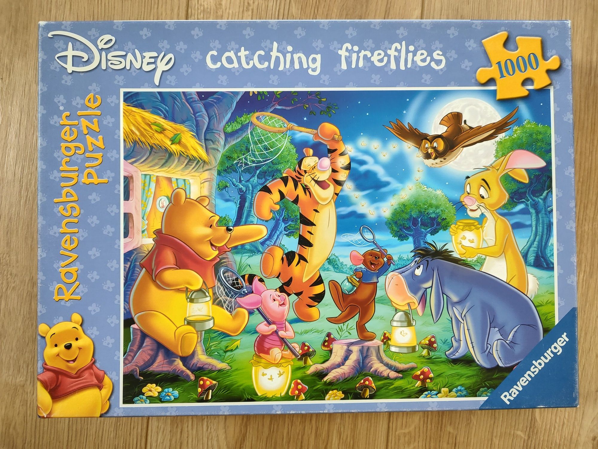 Puzzle Kubuś Puchatek 1000 Disney Ravensburger Catching fireflies