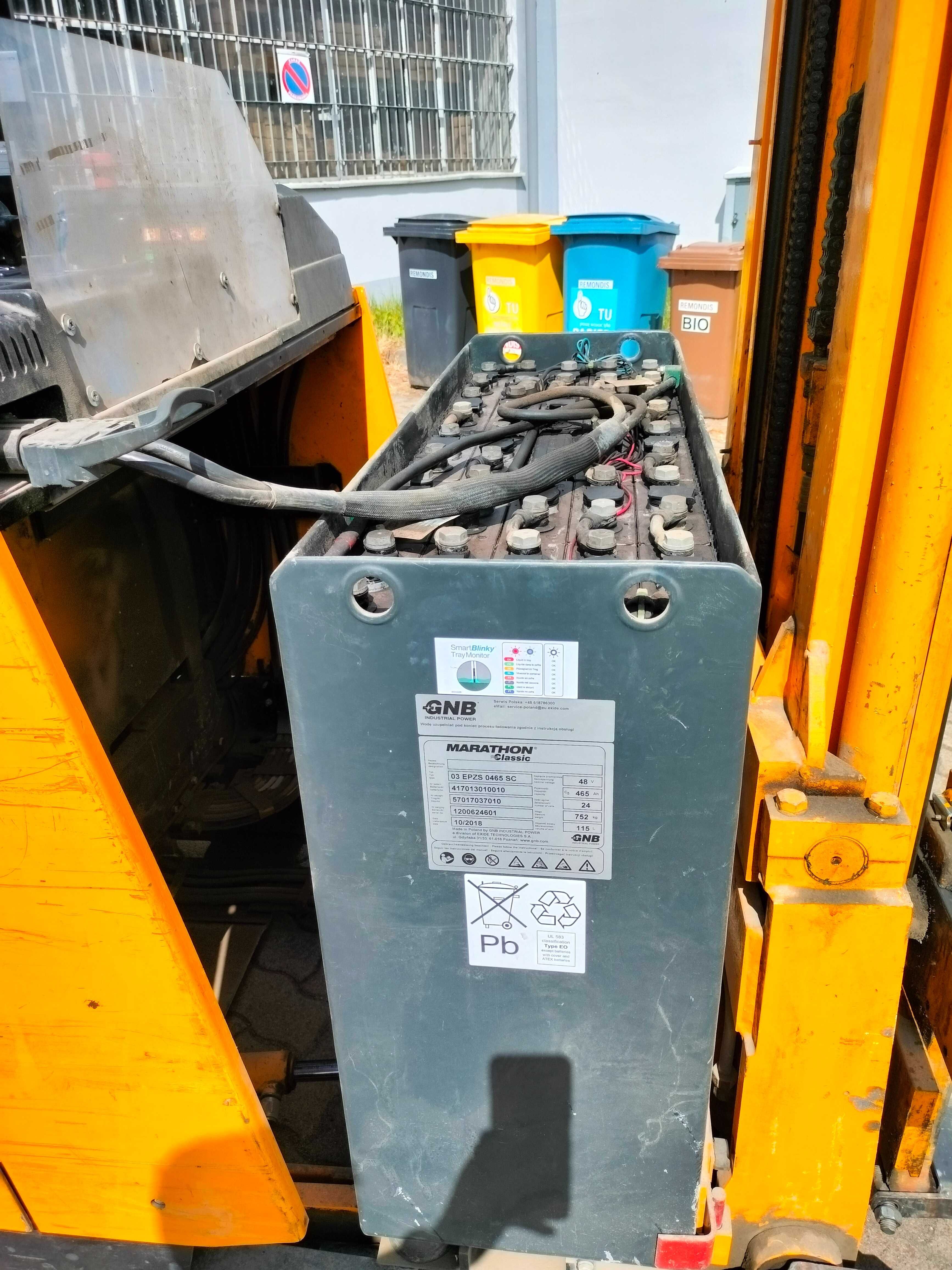 Wózek widłowy elektryczny Jungheinrich ETVA 12.5G