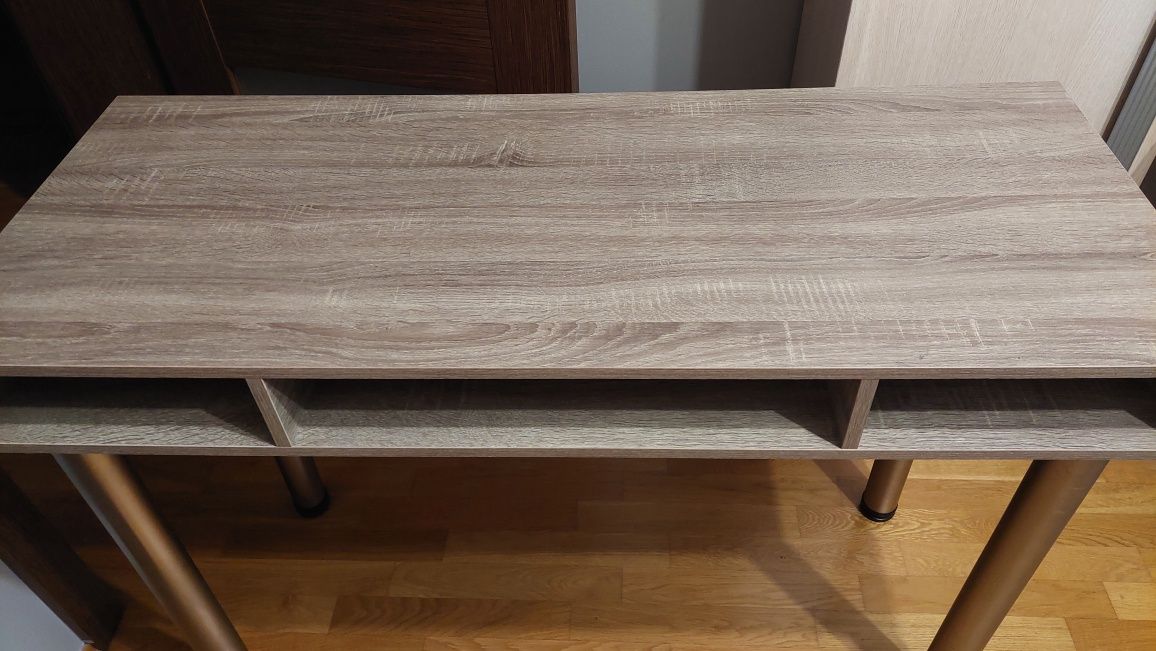 Blat stół biurko toaletka Jysk Abbetved 48x120x84 inne nogi