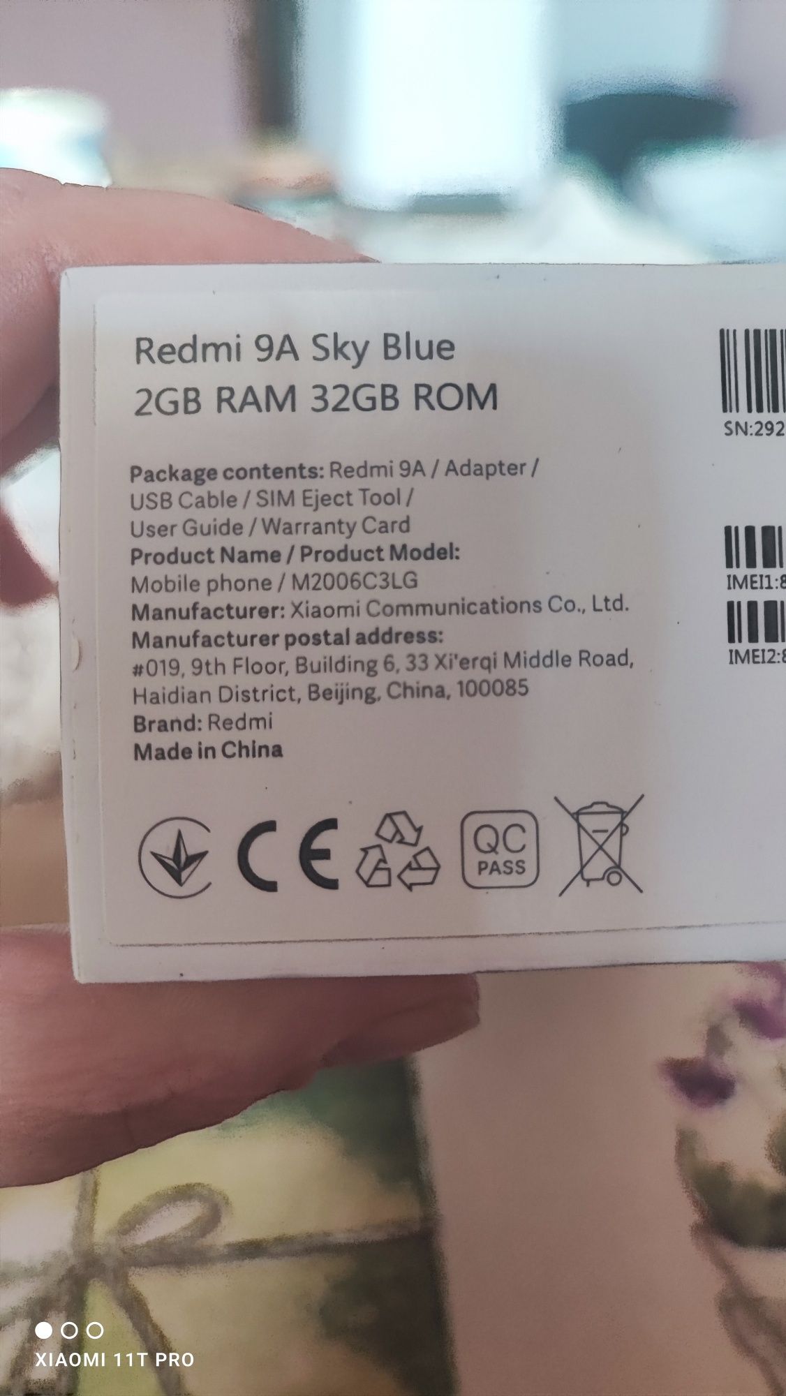 Xiaomi redmi 9a!
