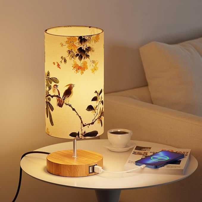 Zestaw 2 lamp GPATIO LED, włączanie dotykowe,  z portem USB