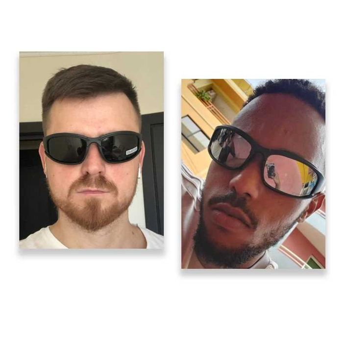 Óculos Tácticos Polarizados de Haste com 4 Lentes Intermutáveis