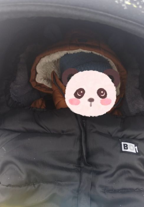 Wózek LIONELO + nosidełko + śpiworek zimowy + torba