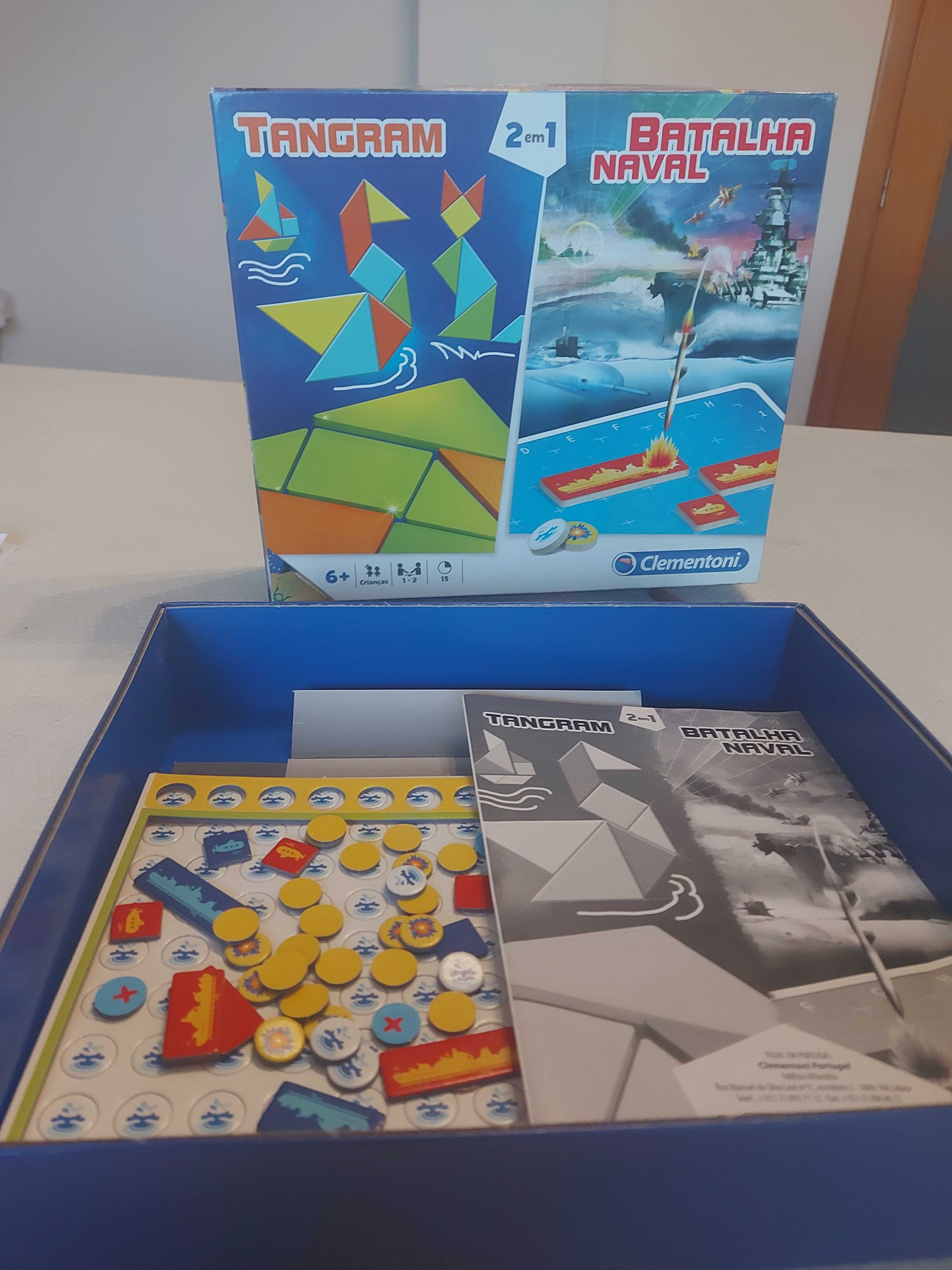 2 Jogos em 1 - Tangram & Batalha Naval