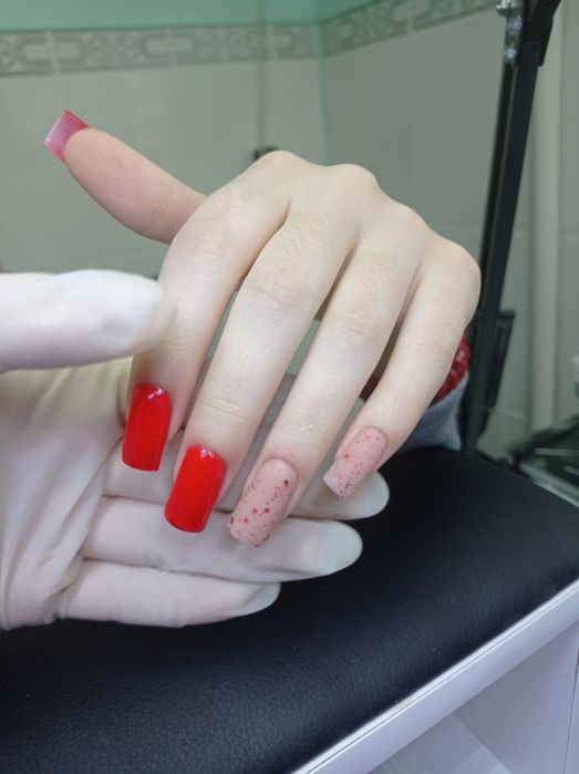 Манікюр. Чистка + покриття.                      Педикюр - пальчики