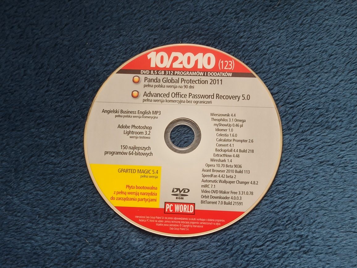 Płyta DVD PC WORLD 150 najlepszych programów 64-bitowych