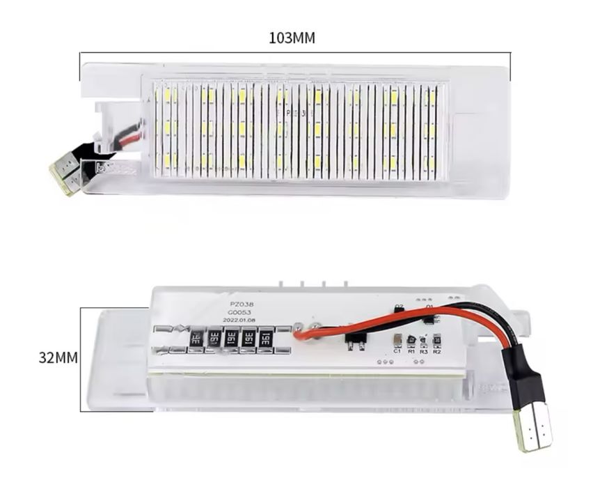 Для вантажівок подсветка номера Fiat Doblo Opel Combo для вантажівок