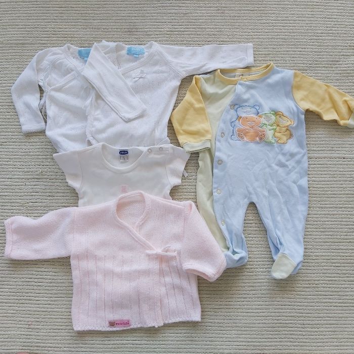 Conjunto roupinhas 0/1 meses