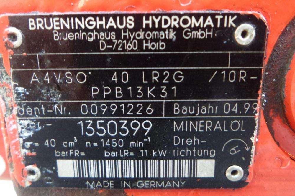 POMPA Hydrauliczna Hydromotor BOSCH REXROTH 2x A4VSO 40 + 1PF1R4-19