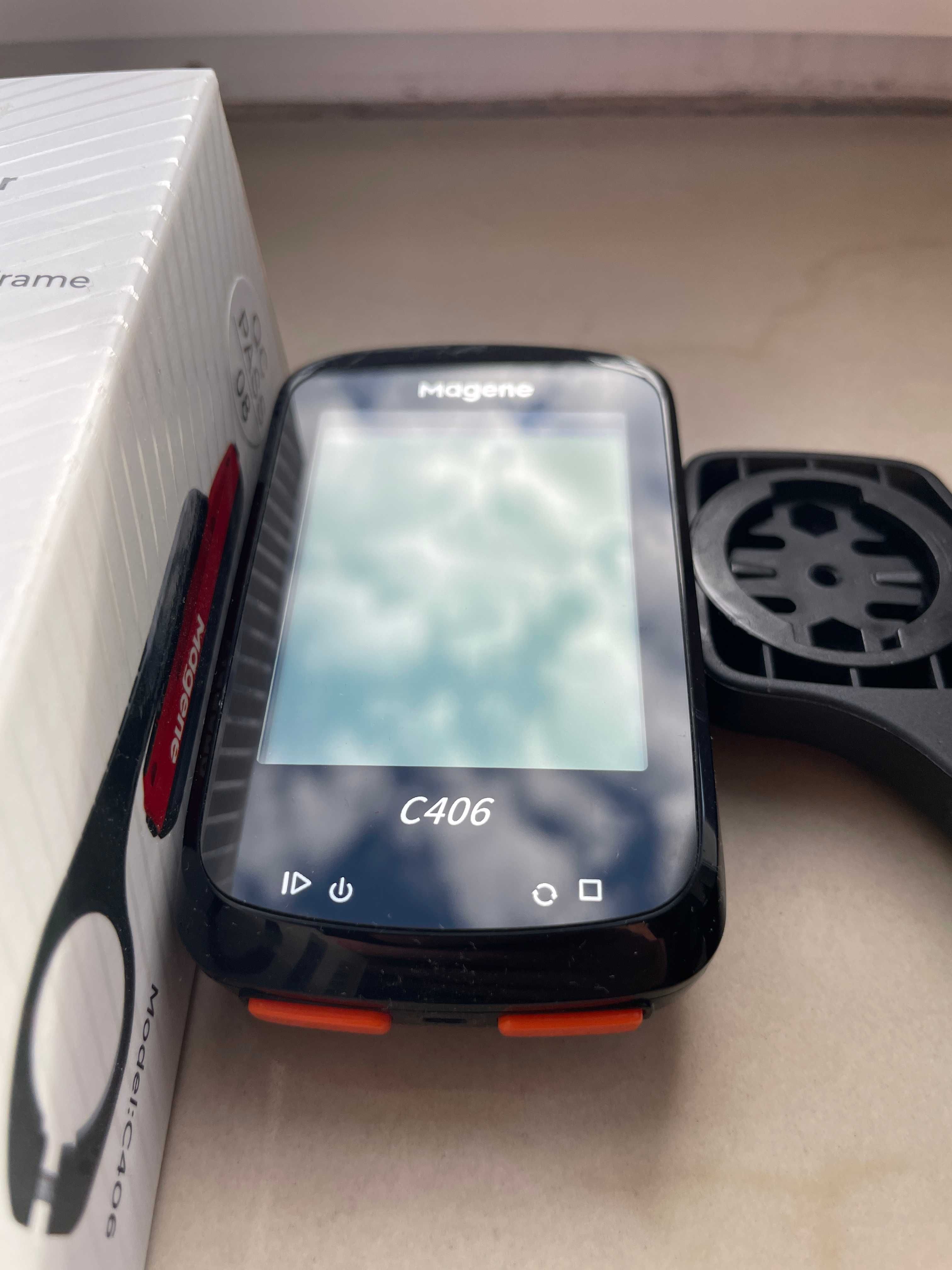 Komputer rowerowy Magene C406 + czujnik + uchwyt