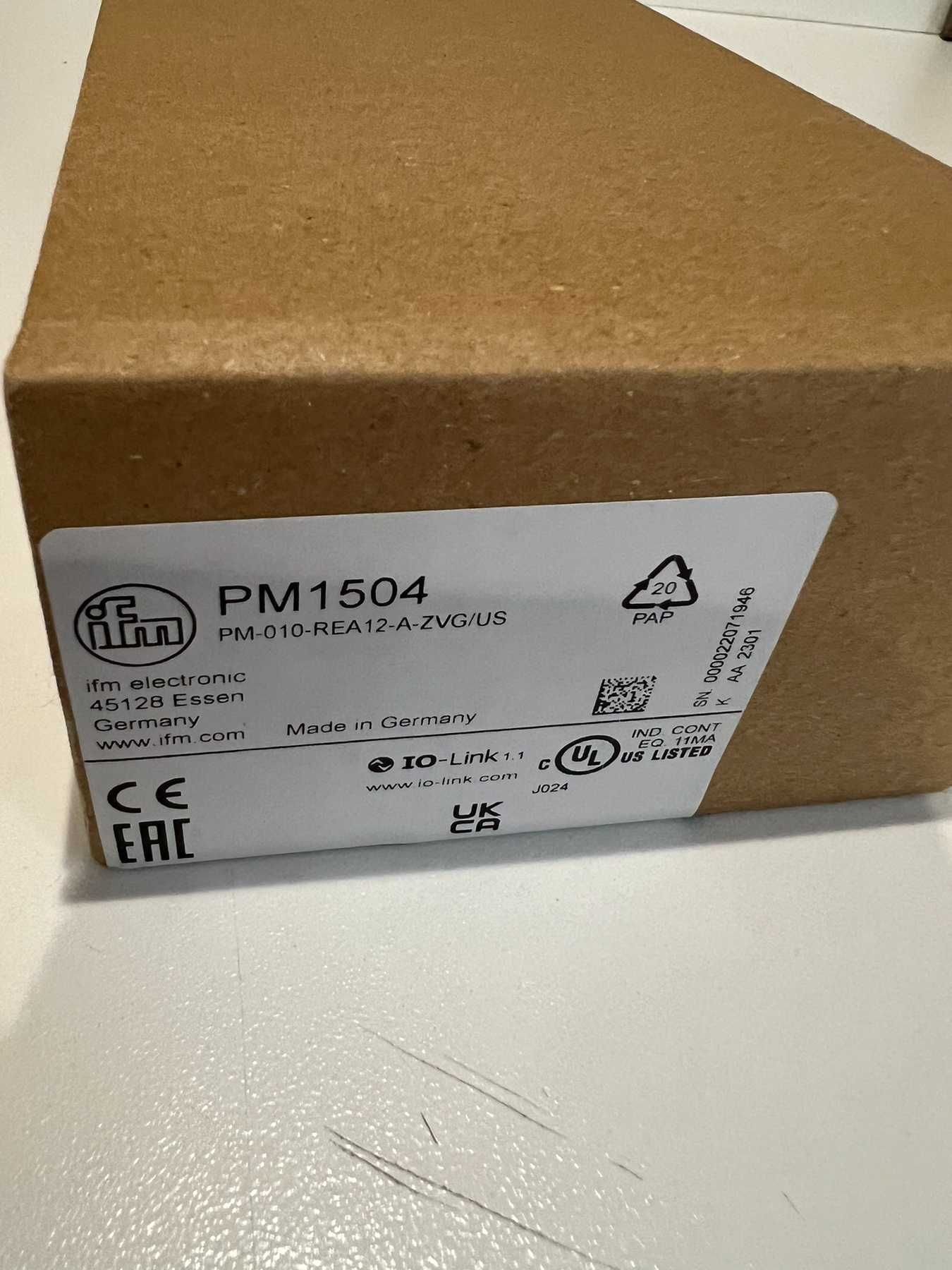 Датчик тиску промивання IFM PM1504