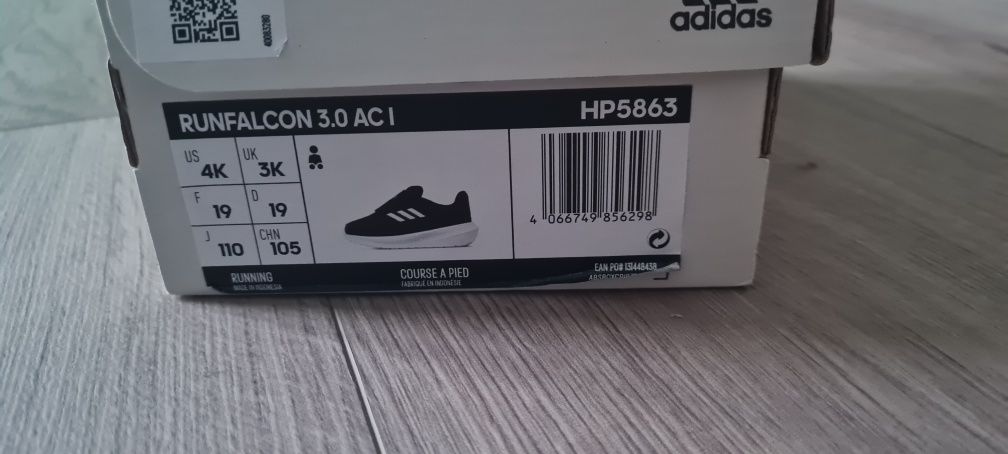 Adidas runfalcon 3.0 nowe rozmiar 19 dziecięce