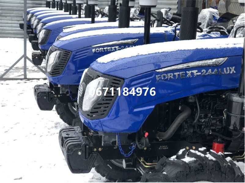 Мінітрактор Форте ХТ-244 LUX 4х4 КПП 4+1 Редукторний міст доставка