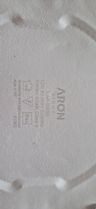 Downlight Aron 12w com driver luz branca