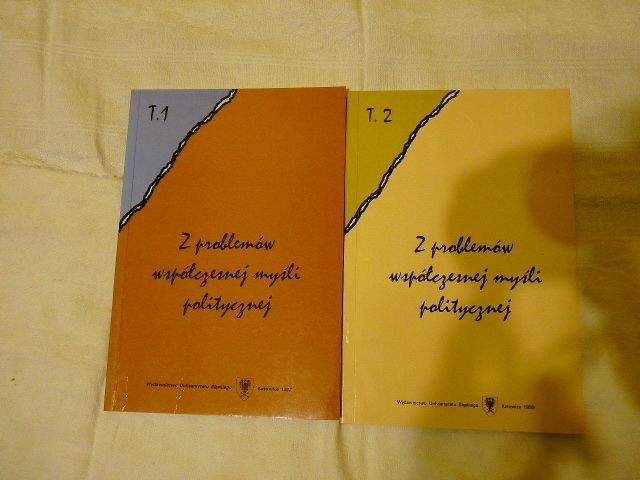 A. Hrebenda (red.) Z problemów współczesnej myśli politycznej T.1, 2